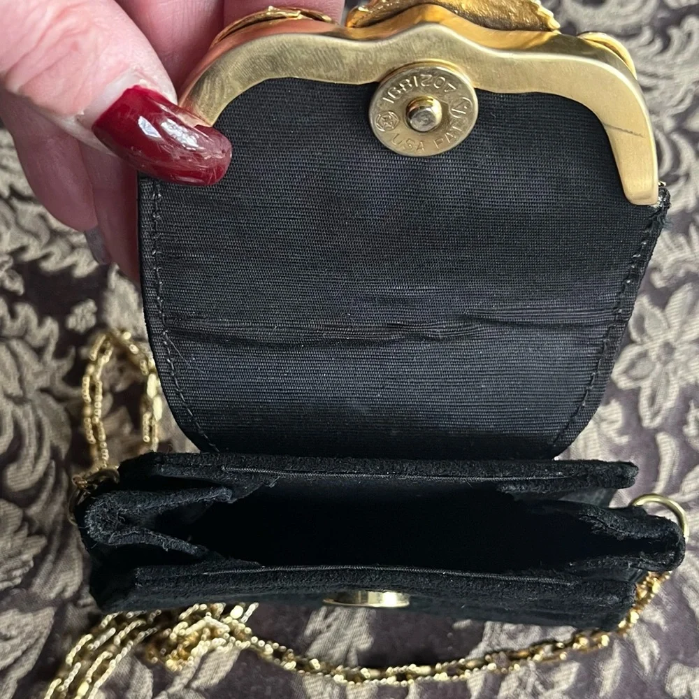 Evening Bag Black Suede - Picture 6 of 7